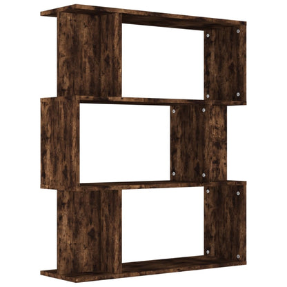 Libreria/Divisorio Rovere Fumo 80x24x96 cm in Legno Multistrato
