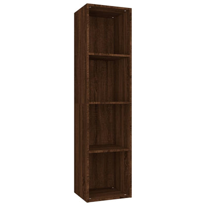 Libreria/Mobile TV Rovere Marrone 36x30x143cm Legno Multistrato