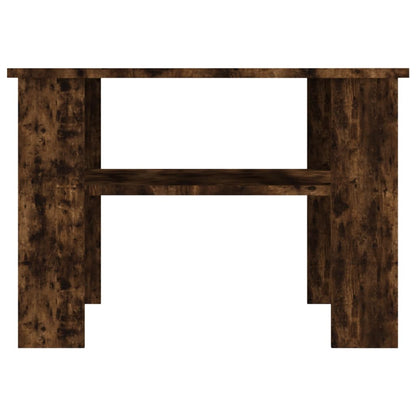 Tavolino da Salotto Rovere Fumo 60x60x42 cm Legno Multistrato