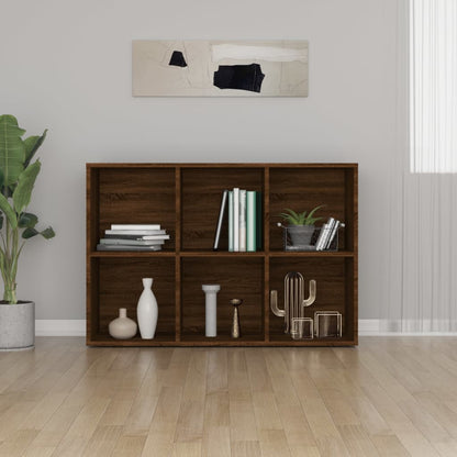 Libreria/Credenza Rovere Marrone 66x30x98 cm Legno Multistrato