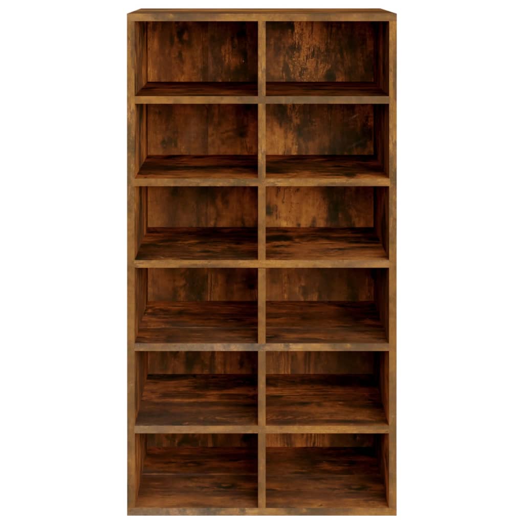 Scarpiera Rovere Fumo 54x34x100,5 cm in Legno Multistrato