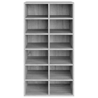 Scarpiera Grigio Sonoma 54x34x100,5 cm in Legno Multistrato