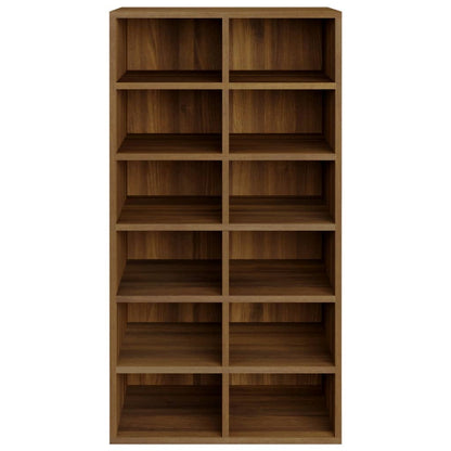 Scarpiera Rovere Marrone 54x34x100,5 cm in Legno Multistrato