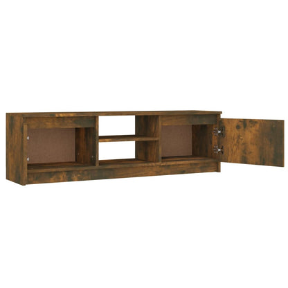 Mobile TV Rovere Fumo 120x30x35,5 cm in Legno Multistrato