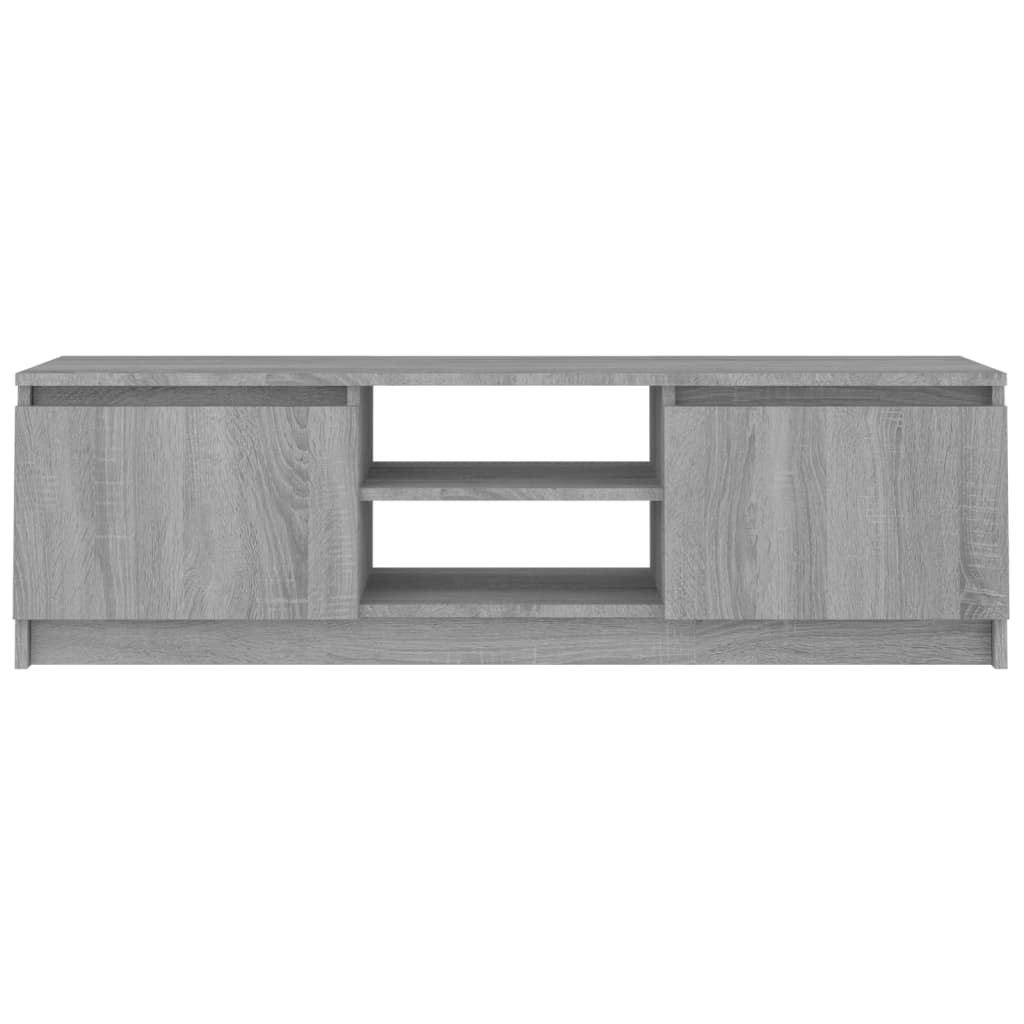 Mobile TV Grigio Sonoma 120x30x35,5 cm in Legno Multistrato