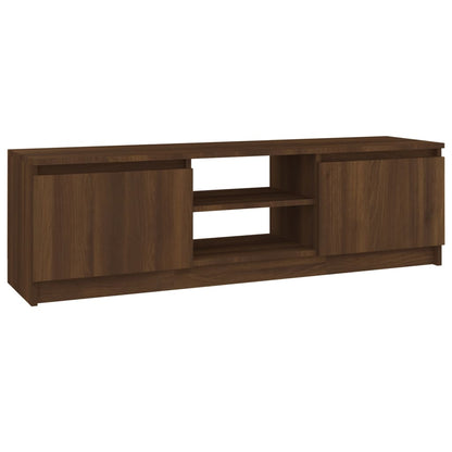 Mobile TV Rovere Marrone 120x30x35,5 cm in Legno Multistrato