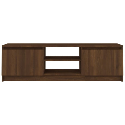 Mobile TV Rovere Marrone 120x30x35,5 cm in Legno Multistrato