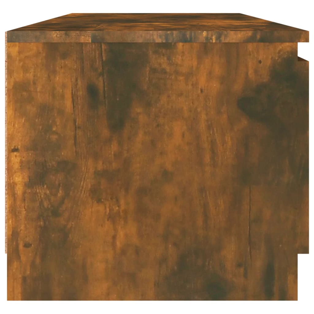 Mobile TV Rovere Fumo 140x40x35,5 cm in Legno Multistrato