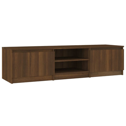 Mobile TV Rovere Marrone 140x40x35,5 cm in Legno Multistrato