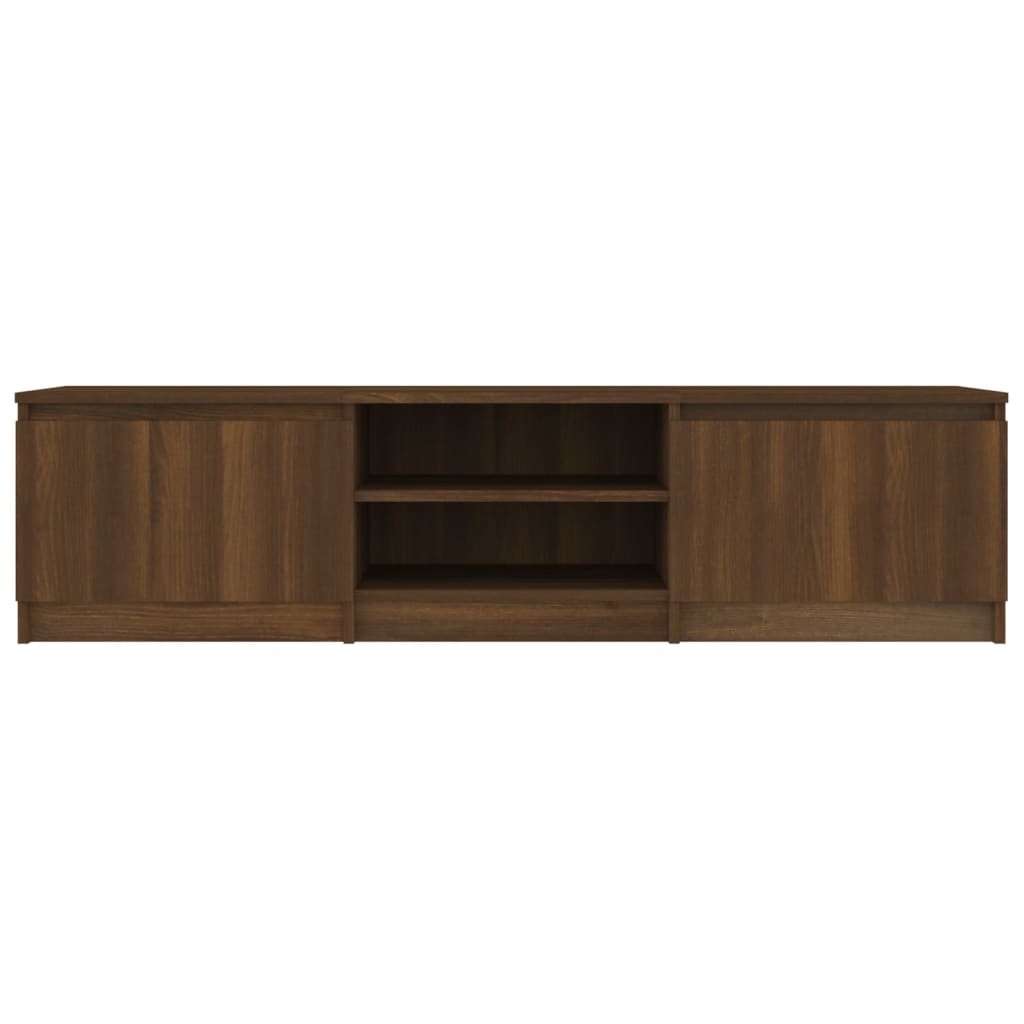 Mobile TV Rovere Marrone 140x40x35,5 cm in Legno Multistrato