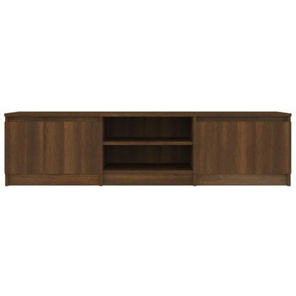 Mobile TV Rovere Marrone 140x40x35,5 cm in Legno Multistrato