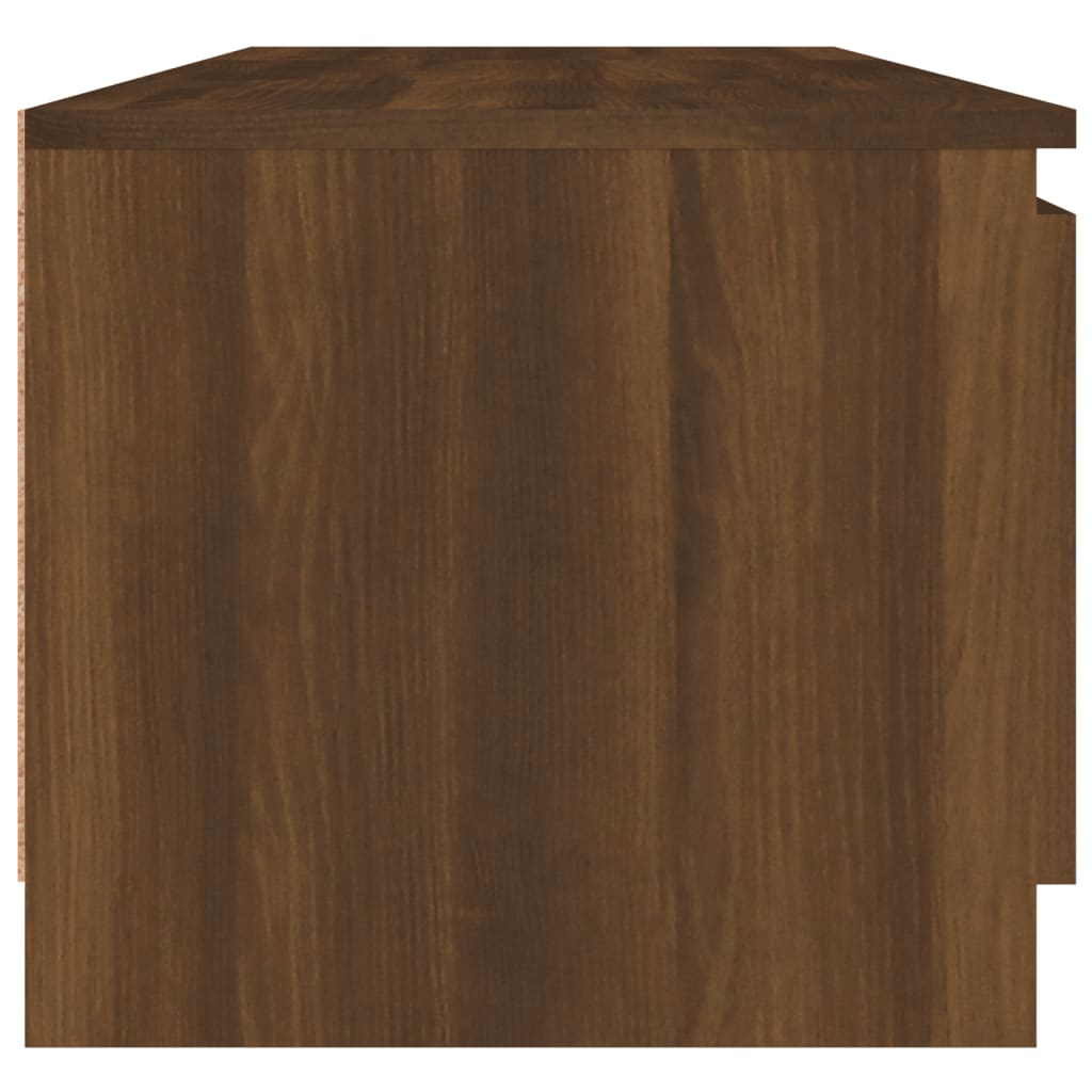 Mobile TV Rovere Marrone 140x40x35,5 cm in Legno Multistrato