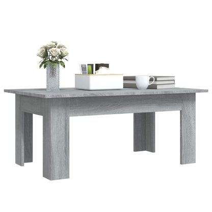 Tavolino da Salotto Grigio Sonoma 100x60x42cm Legno Multistrato