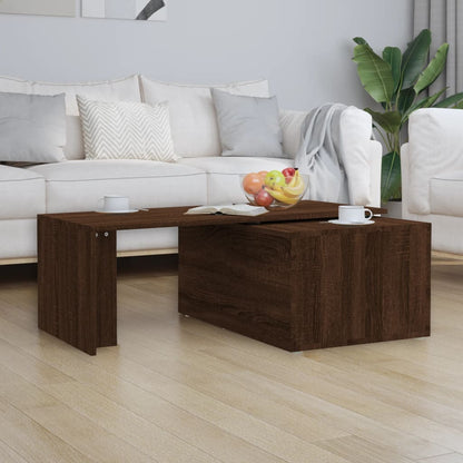 Tavolino da Salotto Rovere Marrone 150x50x35 cm in Multistrato