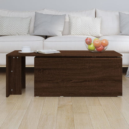 Tavolino da Salotto Rovere Marrone 150x50x35 cm in Multistrato