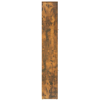 Armadietto Bagno Rovere Fumo 30x30x183,5cm Legno tecnico