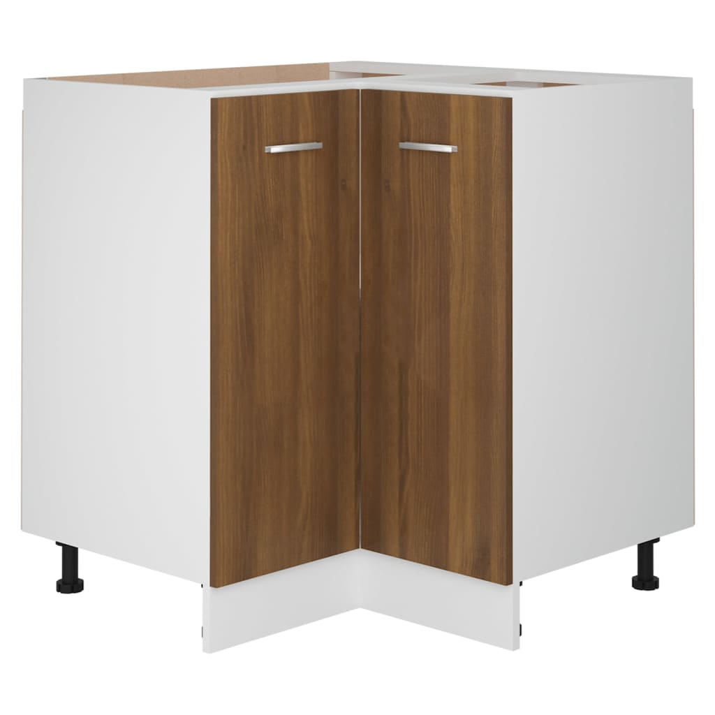 Armadietto Cucina Rovere Marrone 75,5x75,5x81,5 cm in Legno