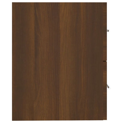 Mobile Lavabo Rovere Marrone 60x38,5x48 cm in Legno Multistrato