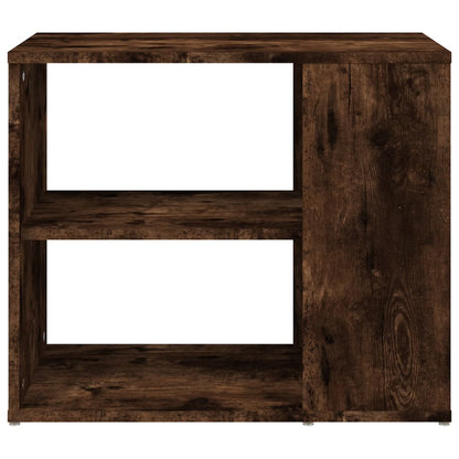 Mobiletto Laterale Rovere Fumo 60x30x50 cm in Legno Multistrato