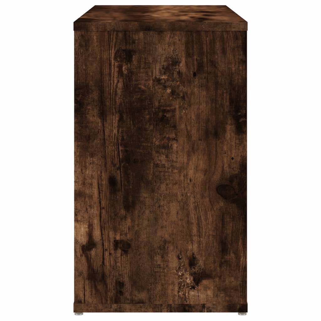 Mobiletto Laterale Rovere Fumo 60x30x50 cm in Legno Multistrato
