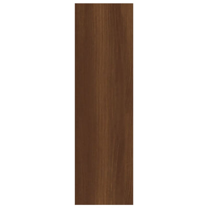 Mensola a Muro Rovere Marrone 75x16x55 cm in Legno Multistrato
