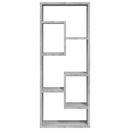 Mensola a Muro Grigio Sonoma 36x16x90 cm in Legno Multistrato