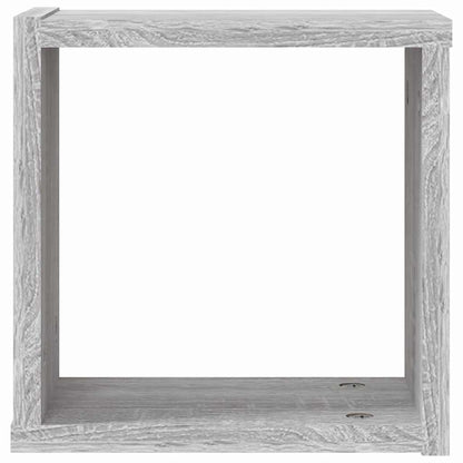 Scaffali da parete 4 pcs Grigio Sonoma 26 x 15 x 26 cm