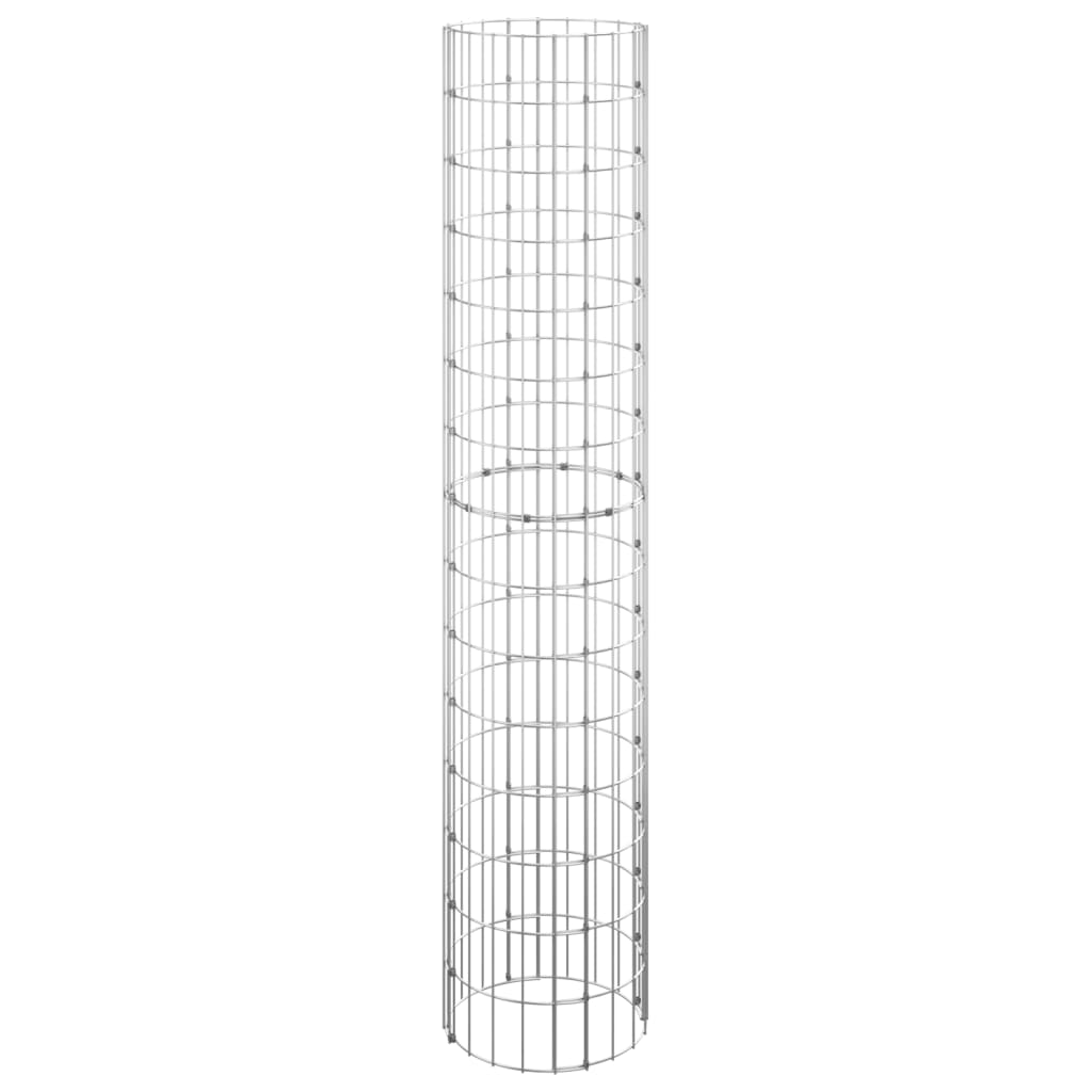 Palo Gabbione Circolare in Acciaio Zincato ÃƒÆ’Ã‹Å“30x150 cm