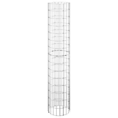 Palo Gabbione Circolare in Acciaio Zincato ÃƒÆ’Ã‹Å“30x150 cm