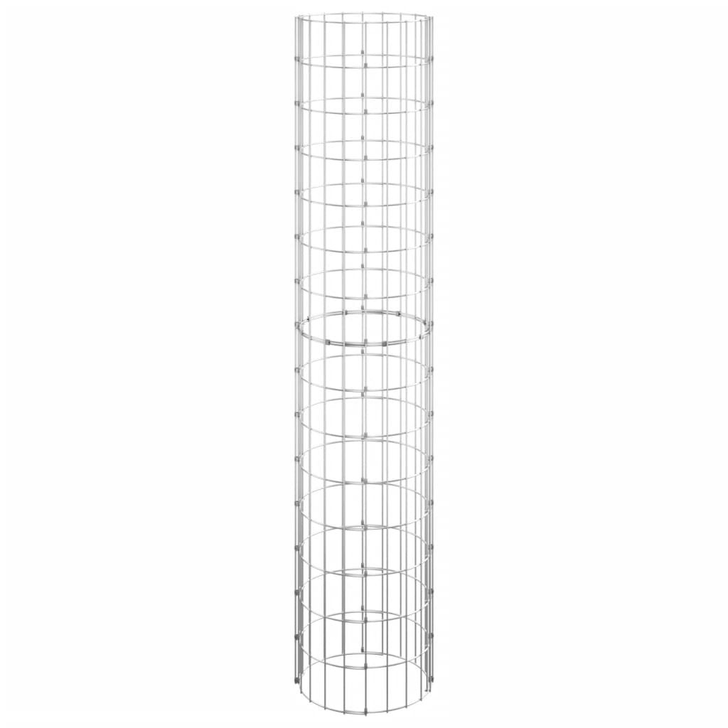 Palo Gabbione Circolare in Acciaio Zincato ÃƒÆ’Ã‹Å“30x150 cm