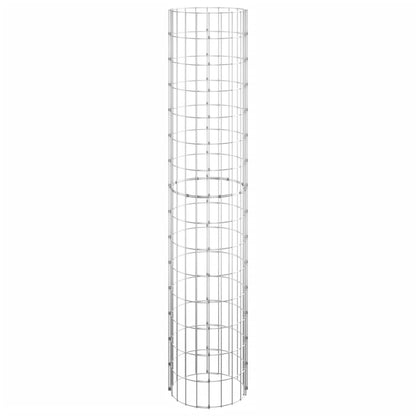 Palo Gabbione Circolare in Acciaio Zincato ÃƒÆ’Ã‹Å“30x150 cm
