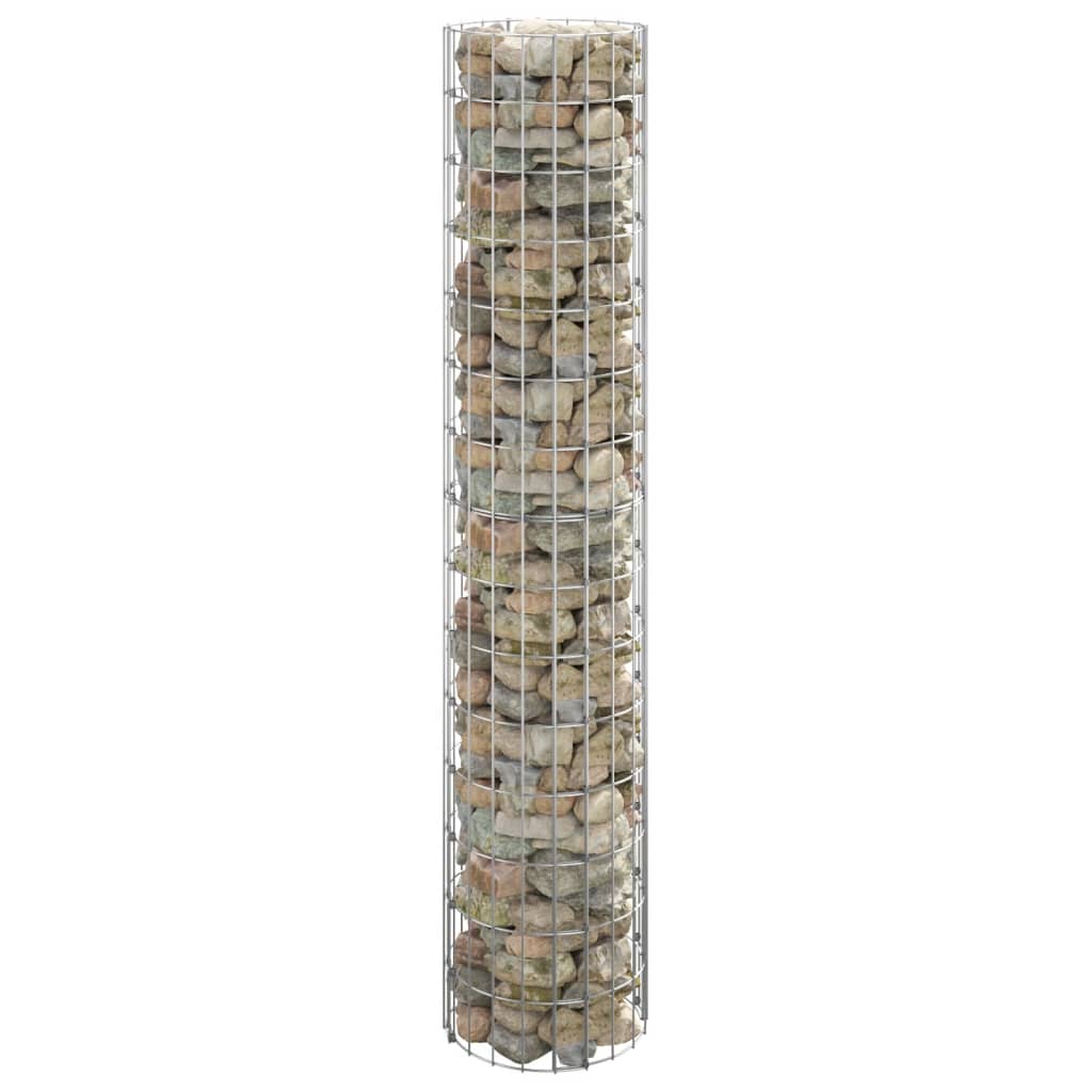 Palo Gabbione Circolare in Acciaio Zincato ÃƒÆ’Ã‹Å“30x150 cm