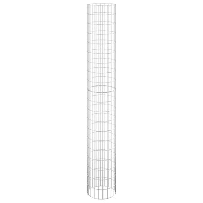 Palo Gabbione Circolare in Acciaio Zincato ÃƒËœ30x200 cm