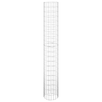 Palo Gabbione Circolare in Acciaio Zincato ÃƒËœ30x200 cm
