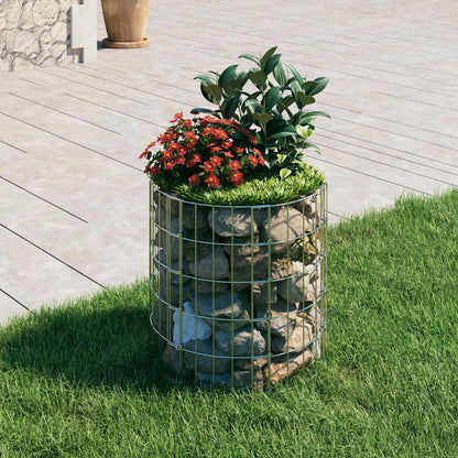 Palo Gabbione Circolare in Acciaio Zincato Ã˜50x50 cm