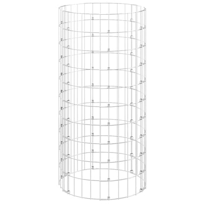 Palo Gabbione Circolare in Acciaio Zincato ÃƒÆ’Ã‹Å“50x100 cm