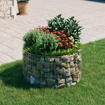 Palo Gabbione Circolare in Acciaio Zincato ÃƒËœ100x50 cm