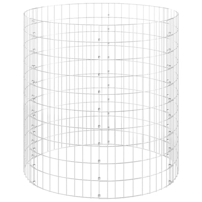Palo Gabbione Circolare in Acciaio Zincato ÃƒÆ’Ã‹Å“100x100 cm