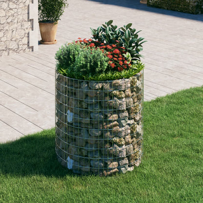 Palo Gabbione Circolare in Acciaio Zincato ÃƒÆ’Ã‹Å“100x100 cm