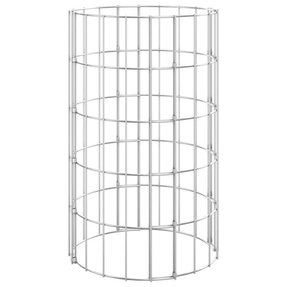 Fioriere Gabbione Circolare 3 pz in Acciaio Zincato ÃƒËœ30x50 cm