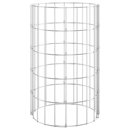 Fioriere Gabbione Circolare 3 pz in Acciaio Zincato ÃƒËœ30x50 cm