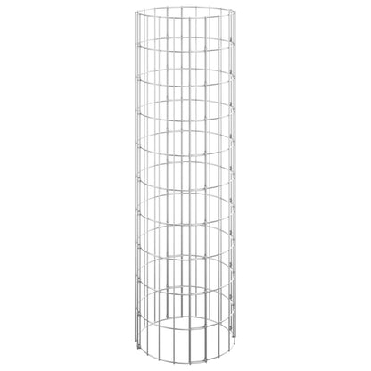 Fioriere Gabbione Circolare 3 pz in Acciaio Zincato Ã˜30x100 cm