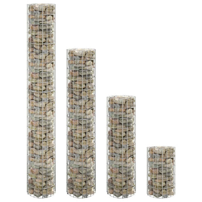 Fioriere Rialzate Gabbioni Circolari 4 pz Ã˜30x50/100/150/200 cm