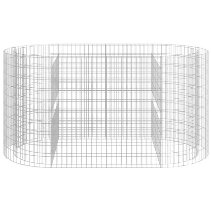 Gabbione con Letto Rialzato in Ferro Zincato 200x100x100 cm