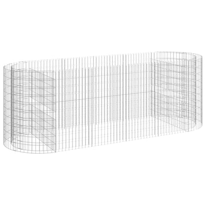 Gabbione con Letto Rialzato in Ferro Zincato 300x100x100 cm