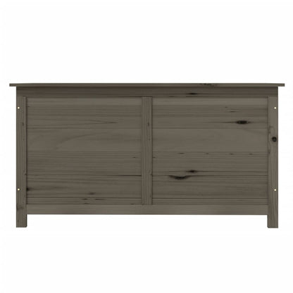 Scatola Cuscini Antracite 100x50x56 cm Legno Massello di Abete