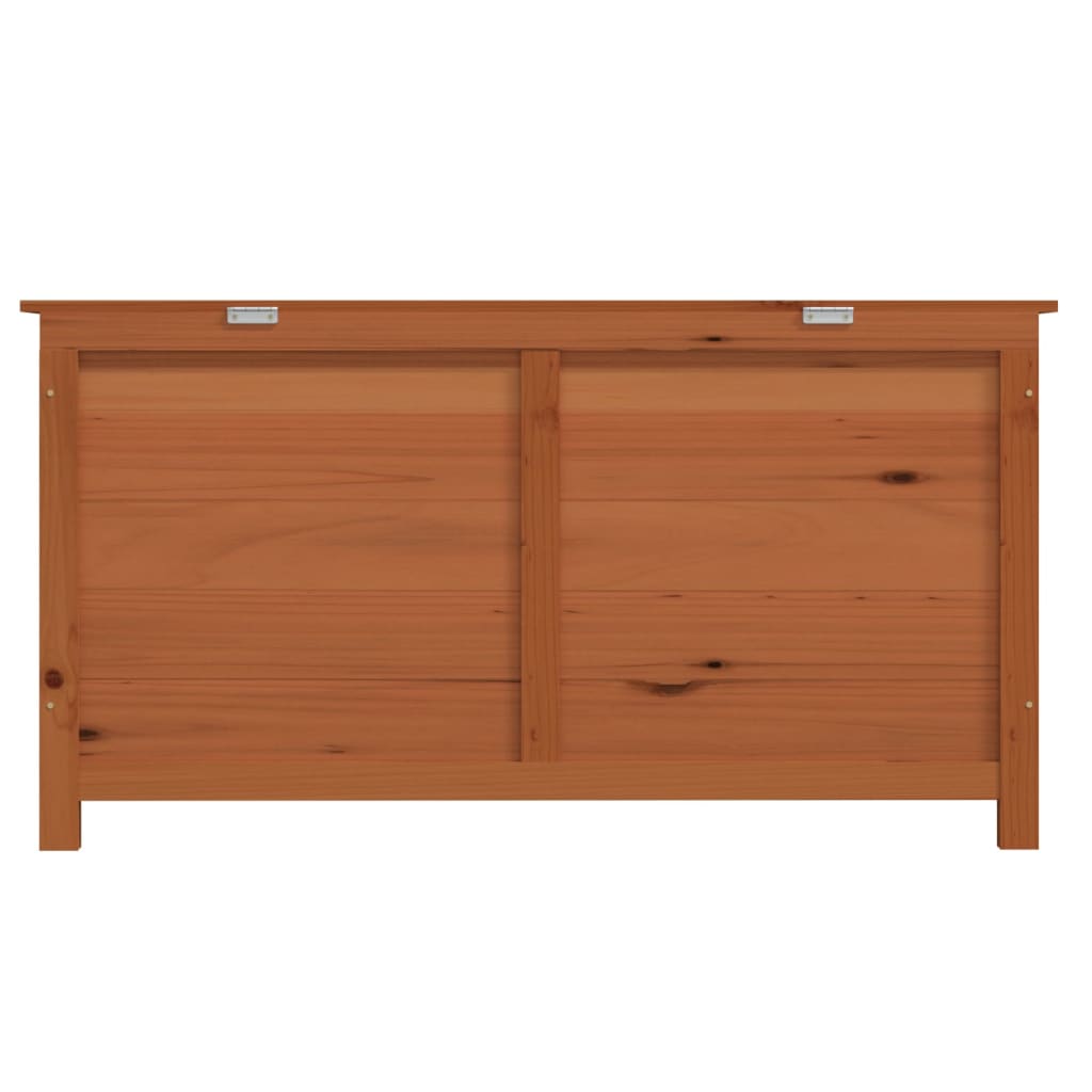 Box Cuscini da Esterno Marrone 100x50x56cm Legno Massello Abete