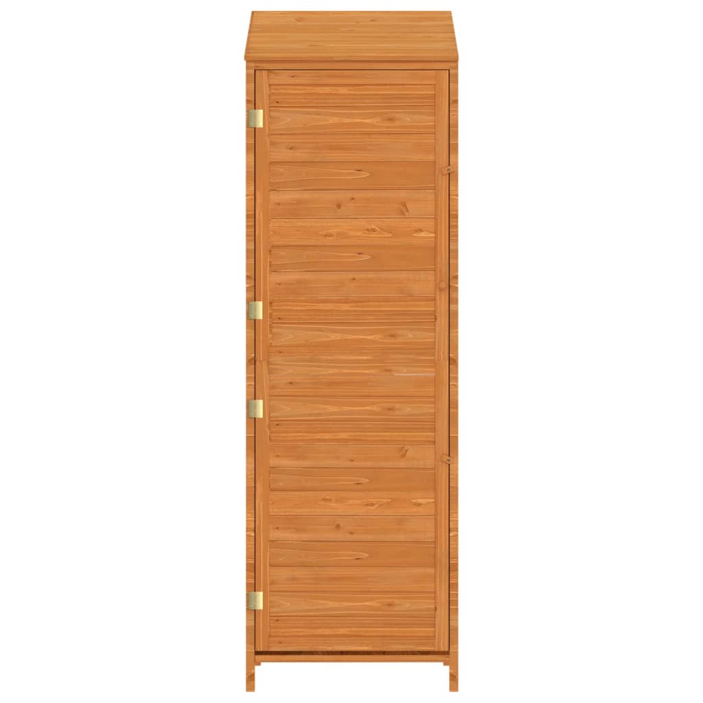Capanno da Giardino Marrone 55x52x174,5 cm Legno Massello Abete
