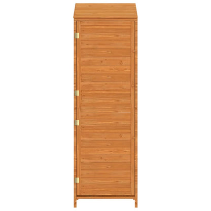 Capanno da Giardino Marrone 55x52x174,5 cm Legno Massello Abete