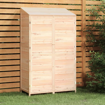 Capanno da Giardino 102x52x174,5 cm in Legno Massello di Abete